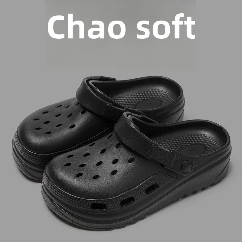 EVA Cartoon Thick Bottom Clog Shoes Women's Style Hot Sale Of The Season New Summer Fashion Outdoor Wear Heightening Beach Head