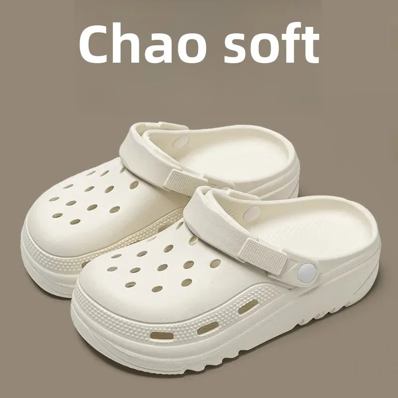 EVA Cartoon Thick Bottom Clog Shoes Women's Style Hot Sale Of The Season New Summer Fashion Outdoor Wear Heightening Beach Head