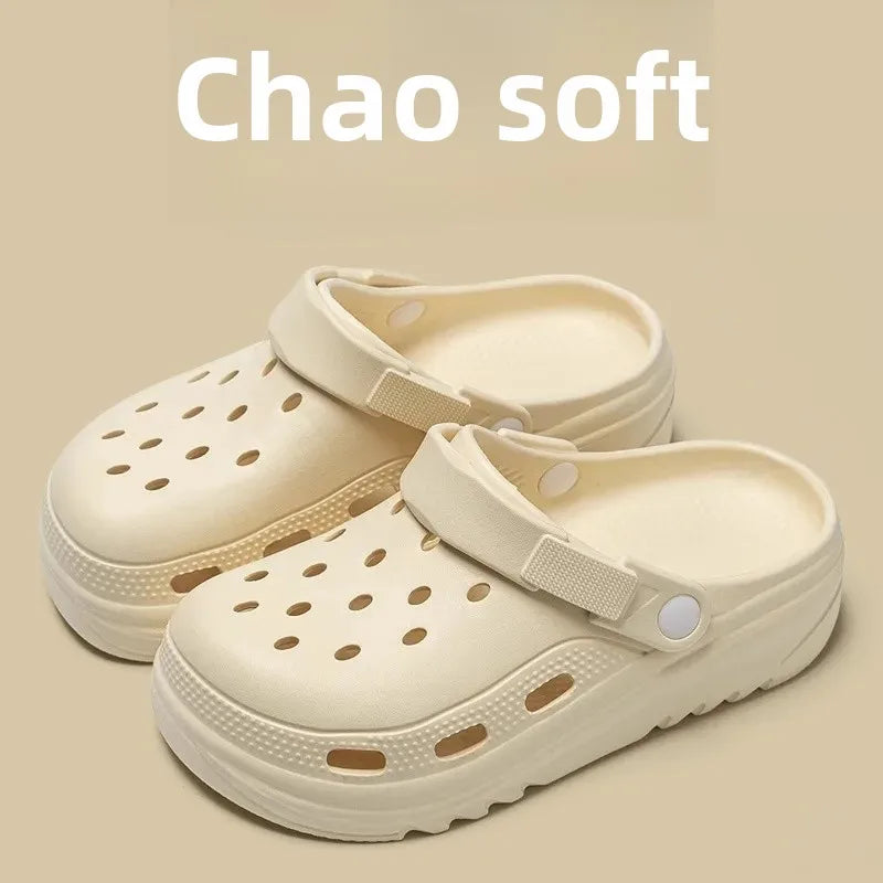 EVA Cartoon Thick Bottom Clog Shoes Women's Style Hot Sale Of The Season New Summer Fashion Outdoor Wear Heightening Beach Head